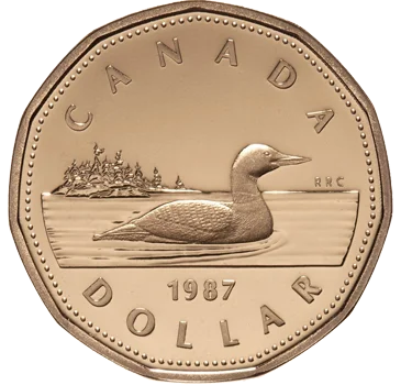 1987 Canada $1 Coin (Loonie)